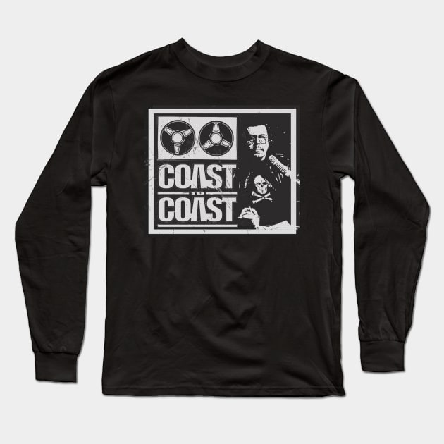 Coast to Coast - Art Bell Fan Art Long Sleeve T-Shirt by elevens.design